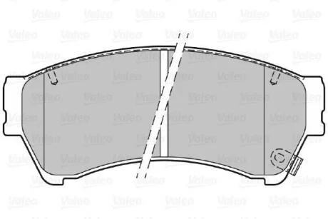 Гальмівні колодки First MAZDA 6 "F "07-13 Valeo ="301071"