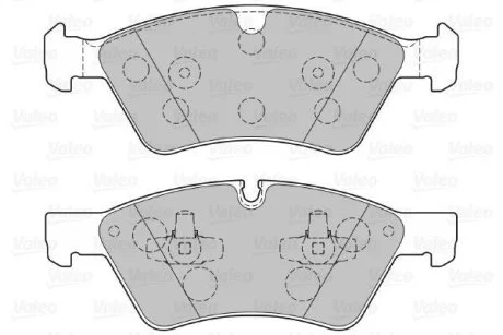 Тормозные колодки дисковые MERCEDES GL-Class/M-Glass/R-Class "3,0-5,0 "F "05>> Valeo 301107