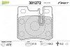 Тормозные колодки дисковые MERCEDES 190/Cabriolet/C-Class/E-Class/Kombi/SL/SLK "1,8-5,0 "R "85-01 Valeo 301272 (фото 1)