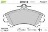 Тормозные колодки дисковые MITSUBISHI/SMART/VOLVO Carisma/Colt/Forfour/S40/V40 "1,1-2,0 "F "95-12 Valeo 301318 (фото 1)
