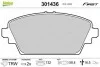 Тормозные колодки дисковые HONDA/MG Accord/ZR/ZS "1,8-2,5 "F "98-05 Valeo 301436 (фото 1)