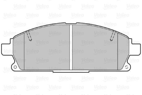 Гальмівні колодки First NISSAN Pathfinder/X-Trail "F "97-13 Valeo ="301452"