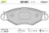Тормозные колодки дисковые PEUGEOT 206 "1,1-1,9 "F "98>> Valeo 301461 (фото 1)