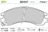 Гальмівні колодки дискові CITROEN/MITSUBISHI/PEUGEOT C-Crosser/Galant/Pajero/4007 "2,0-3,5 "F "88>> Valeo 301517 (фото 1)