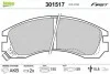 Тормозные колодки дисковые CITROEN/MITSUBISHI/PEUGEOT C-Crosser/Galant/Pajero/4007 "2,0-3,5 "F "88>> Valeo 301517 (фото 1)