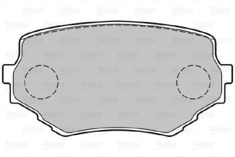 Тормозные колодки дисковые SUZUKI GrandVitara/Vitara "1,6-2,7 "F "90-03 Valeo 301534