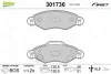 Тормозные колодки дисковые TOYOTA Yaris "1,0-1,4 "F "99-05 Valeo 301736 (фото 1)