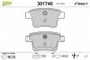 Тормозные колодки дисковые FORD Mondeo III "1,8-3,0 "R "00-07 Valeo 301740 (фото 1)