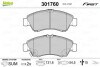 Гальмівні колодки дискові HONDA Civic/Jazz/Logo "1,2-1,6 "F "91-08 Valeo 301760 (фото 1)