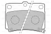Тормозные колодки дисковые MITSUBISHI PajeroSport "2,5-3,0 "98>> Valeo 301778 (фото 1)