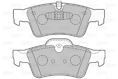 Тормозные колодки дисковые MERCEDES GL-Class/M-Class/R-Class "3,0-6,2 "R "05>> Valeo 301802