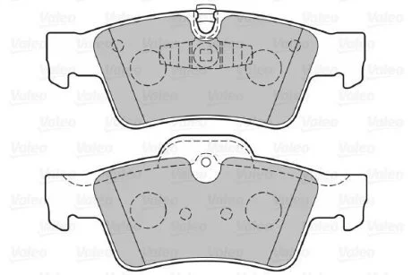 Тормозные колодки дисковые MERCEDES GL-Class/M-Class/R-Class "3,0-6,2 "R "05>> Valeo 301802