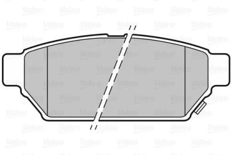 Тормозные колодки дисковые MITSUBISHI/PROTON Carisma/Lancer/Mirage/Colt/Persona "1,3-1,8 "R "91-06 Valeo 301844