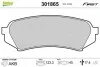 Тормозные колодки дисковые LEXUS/TOYOTA LX470/LandCruiser100 "4,2-4,7 "R "98-08 Valeo 301865 (фото 1)