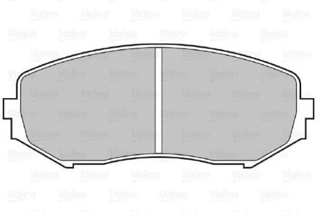 Тормозные колодки дисковые SUZUKI GrandVitara "1,6-1,9 "F "05>> Valeo 301877
