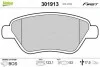 Тормозные колодки дисковые FIAT/LANCIA Idea/Musa "1,2-1,4 "F "03>> Valeo 301913 (фото 1)