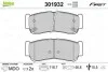 Тормозные колодки дисковые HYUNDAI H-1/SantaFe "2,2-2,7 "R "03-09 Valeo 301932 (фото 1)