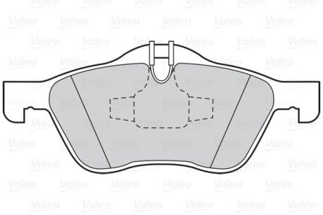 Тормозные колодки дисковые MINI Cooper/One "1,4-1,6 "F "01-07 Valeo 302019