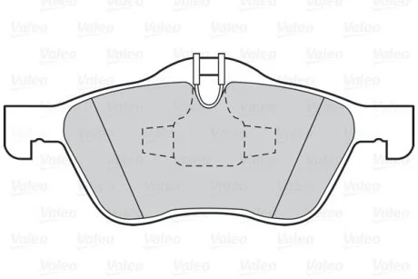 Тормозные колодки дисковые MINI Cooper/One "1,4-1,6 "F "01-07 Valeo 302019