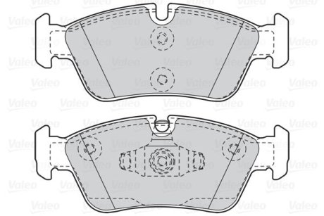Гальмівні колодки дискові BMW 1(E87)/3(E90,91) "2,0 "F "03-11 Valeo 302050