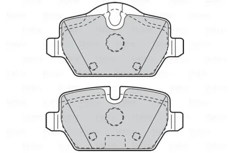 Гальмівні колодки First BMW 1/3 "R "04-13 Valeo ="302051"