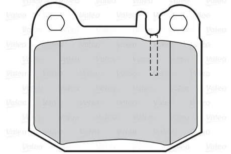 Тормозные колодки дисковые MERCEDES M-Class "2,7-5,5 "R "98-05 Valeo 302053