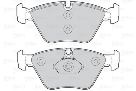 Гальмівні колодки дискові BMW/MG 3(E46)/X3(E83)/Z4(E85,86)/180/190/260 "2,0-4,6 "F "99-11 Valeo 302067