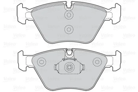 Гальмівні колодки дискові BMW/MG 3(E46)/X3(E83)/Z4(E85,86)/180/190/260 "2,0-4,6 "F "99-11 Valeo 302067