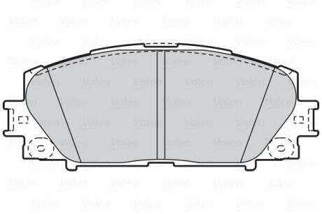 Гальмівні колодки First TOYOTA Yaris "F "05-20 Valeo ="302076"