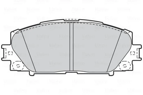 Гальмівні колодки First TOYOTA Yaris "F "05-20 Valeo ="302076"