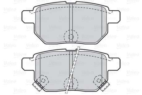 Гальмівні колодки дискові LEXUS/SUBARU/TOYOTA CT/Trezia/Auris/Corolla/Prius/Yaris "1,0-1,8 "R "05>> Valeo 302085
