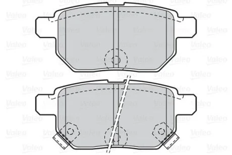 Гальмівні колодки дискові LEXUS/SUBARU/TOYOTA CT/Trezia/Auris/Corolla/Prius/Yaris "1,0-1,8 "R "05>> Valeo 302085