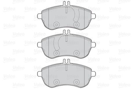 Гальмівні колодки First MB C-Class/E-Class/SLC/SLK "F "07>> Valeo ="302088"