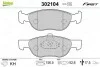 Тормозные колодки дисковые FIAT Punto/Punto Van "1,3-1,9 "F "99-09 Valeo 302104 (фото 2)