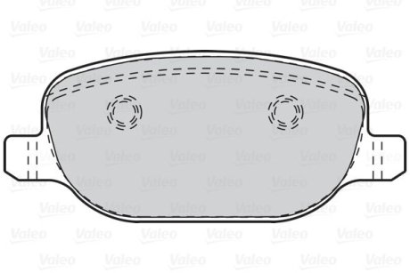 Тормозные колодки дисковые ALFA/LANCIA 159/Brera/Spider/Thesis "1,8-3,2 "R "02-14 Valeo 302112