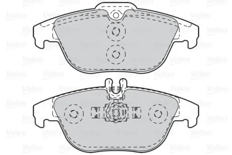 Гальмівні колодки дискові MERCEDES C-Class/E-Class/GLK "1,6-5,5 "R "07>> Valeo 302121