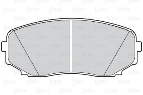 Тормозные колодки дисковые MAZDA CX-7/CX-9 "2,2-3,7 "F "07>> Valeo 302149