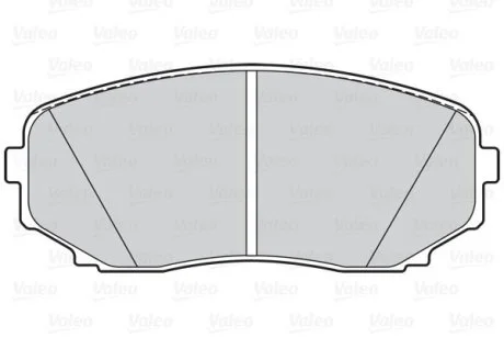 Тормозные колодки дисковые MAZDA CX-7/CX-9 "2,2-3,7 "F "07>> Valeo 302149