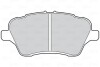 Тормозные колодки дисковые FORD B-Max/Fiesta/TourneoCourier/TransitCourier "1,0-1,6 "F "08>> Valeo 302153 (фото 1)