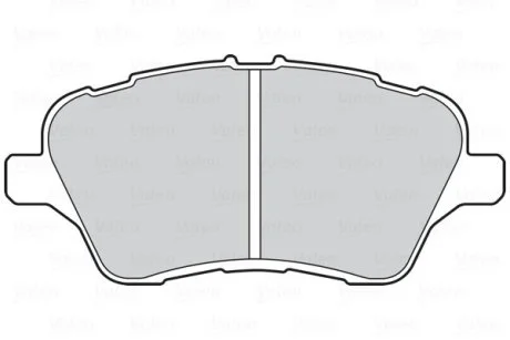 Тормозные колодки дисковые FORD B-Max/Fiesta/TourneoCourier/TransitCourier "1,0-1,6 "F "08>> Valeo 302153