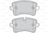 Гальмівні колодки дискові AUDI A4/A5/Q5 "1,8-4,2 "R "07>> Valeo 302157 (фото 1)