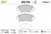 Тормозные колодки дисковые HONDA CR-Z/Jazz/Insight "1,2-1,5 "F "08>> Valeo 302158 (фото 2)