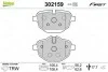 Тормозные колодки дисковые BMW 5/7/i8/X3/X4/Z4 "1,5-3,0 "R "08>> Valeo 302159 (фото 2)