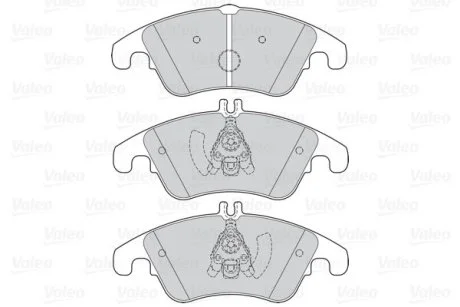 Тормозные колодки дисковые MERCEDES C-Class/CLS/E-Class/SLC/SLK "1,6-5,5 "F "07>> Valeo 302160