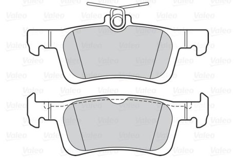 Тормозные колодки дисковые CITROEN/PEUGEOT 308/C4 "1,2-2,0 "R "09>> Valeo 302161