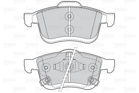 Гальмівні колодки First FIAT 500l "F "13>> Valeo ="302163"