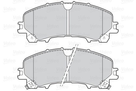 Тормозные колодки дисковые INFINITI/NISSAN/RENAULT Koleos/Q50/Q60/X-trail "1,5-3,5 "F "13>> Valeo 302167