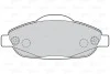 Гальмівні колодки дискові PEUGEOT 3008/308 "F "07-16 Valeo 302215 (фото 1)