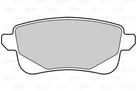 Гальмівні колодки дискові RENAULT Grand Scenic/Scenic "1,2-2,0 "R "09>> Valeo 302232