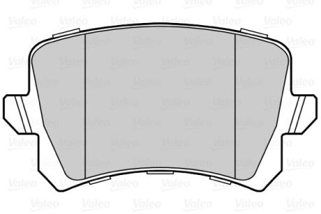Тормозные колодки дисковые VAG A6/Q3/Passat/Sharan/Tiguan "1,4-3,6 "R "05-18 Valeo 302258